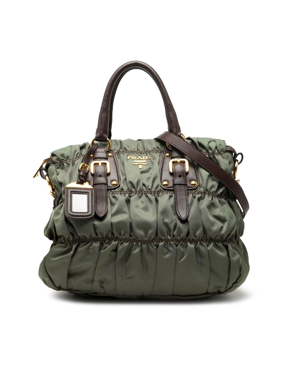 Prada Tessuto Gaufre Satchel Pre-Loved #360428P69B